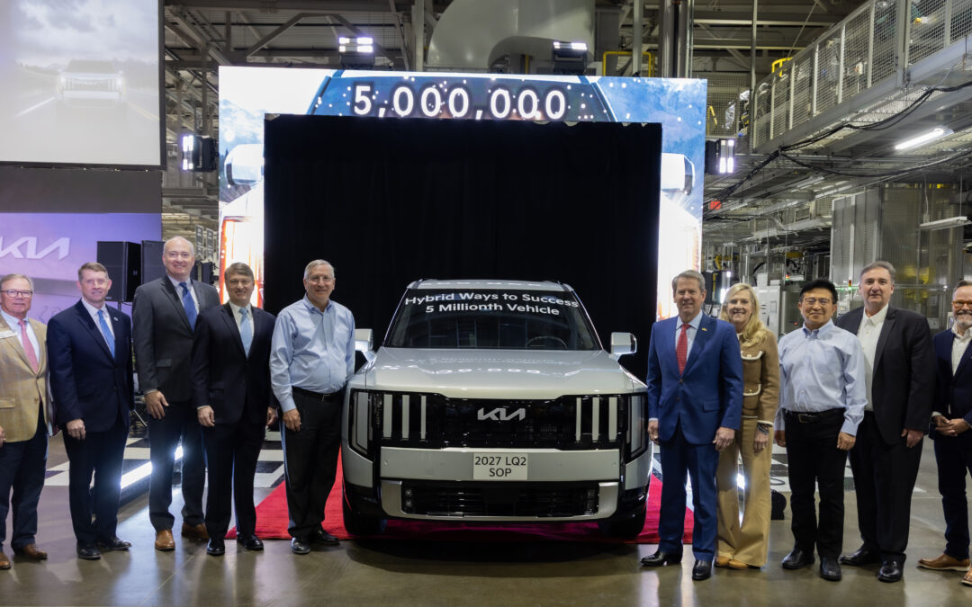 Kia Georgia Hits Triple Milestone: 5 Millionth Vehicle and First GA-Made Hybrid