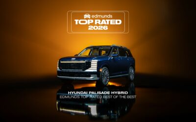 Hyundai Dominates 2026 Edmunds Top Rated Awards: Palisade Hybrid Named “Best of the Best”