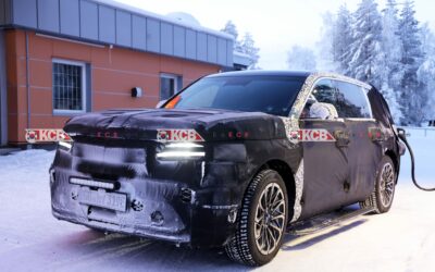 Genesis GV90 Spotted: Flagship EV SUV Braving the Arctic with New Tech