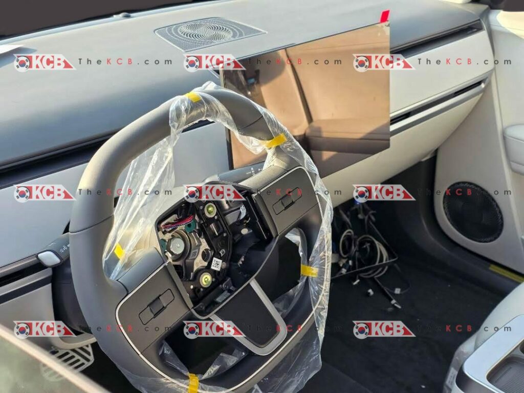 exclusive ioniq 5 mule with pleos, new steering 3