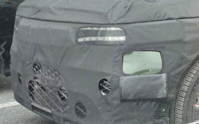 New Green Paint Revealed on Latest Genesis GV90 P1 Pre-Production Prototype