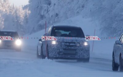 New Genesis GV90 Spy Shots: Less Camo, More Luxury, and an Illuminated Crest Grille