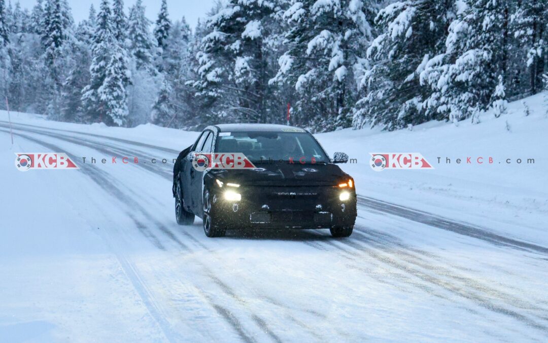 Next-Generation Hyundai Elantra (CN8) Headlights and Taillights Spotted in the Arctic Circle