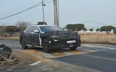 Hyundai Grandeur Facelift Spotted with “Black Ink” Trim