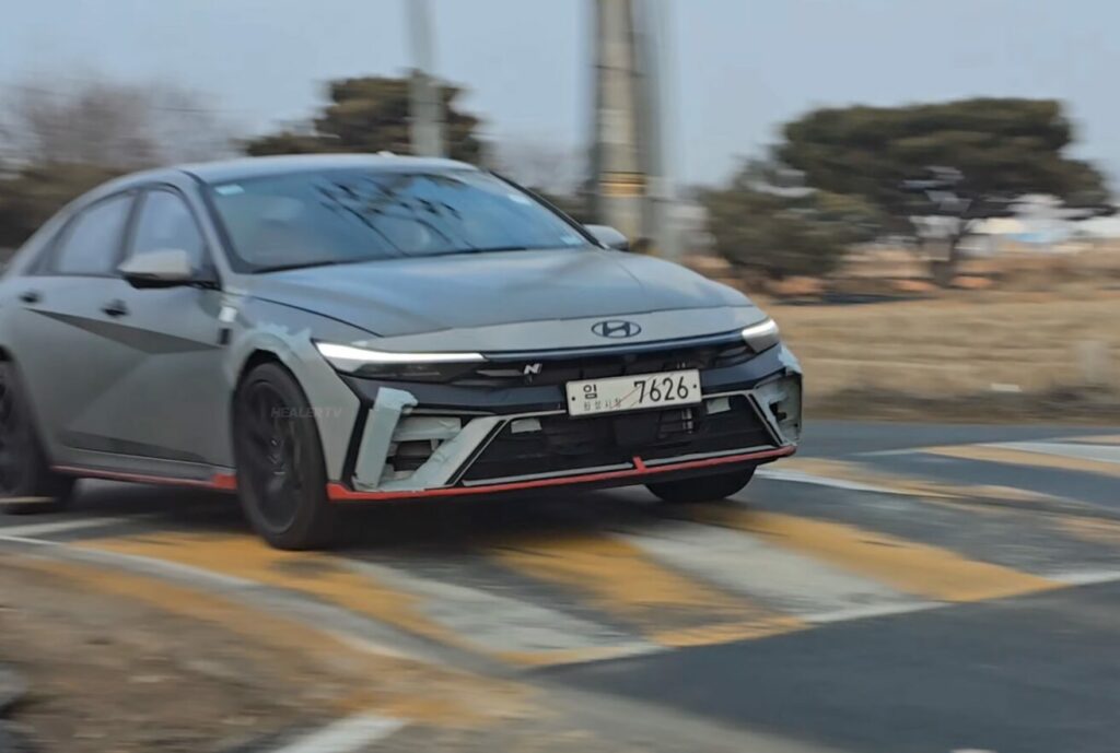 next gen hyundai elantra n test mule 1