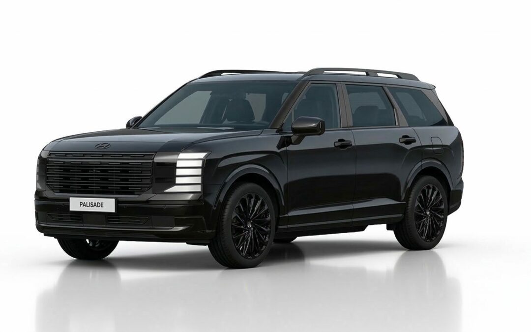 Hyundai Will Launch Soon the 2027 Palisade Model in Korea with Black Ink Trim