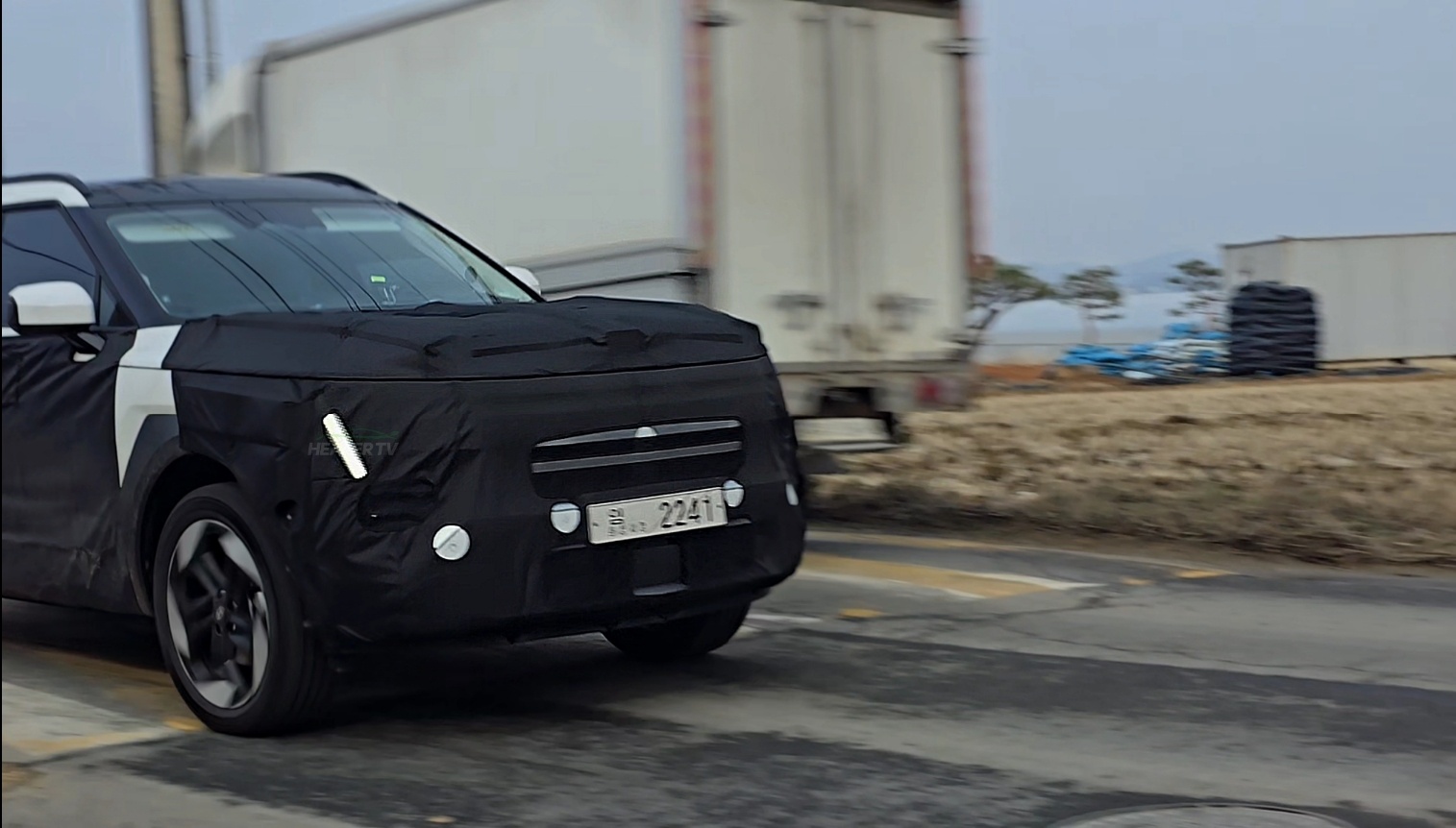 2027 hyundai tucson p1 prototype spotted for the first time 2