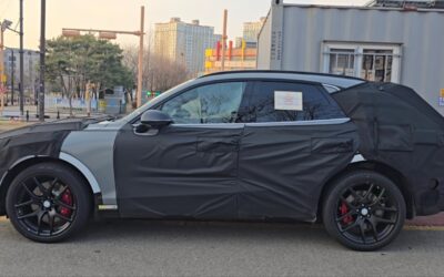 Possible Genesis GV70 Magma Spotted with GV60 Magma Concept Wheels