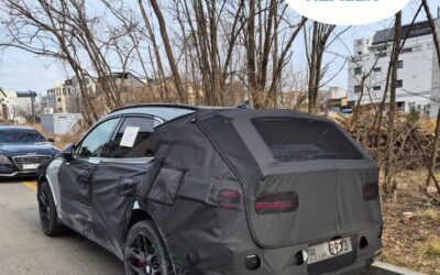 Possible Genesis GV70 Magma Spotted with GV60 Magma Concept Wheels