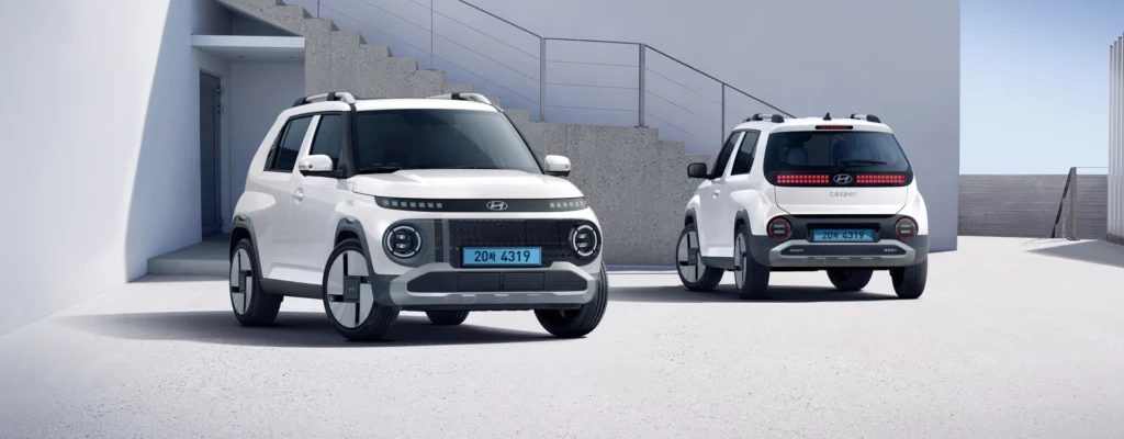 Hyundai Casper Hyundai Inster salón eléctrico