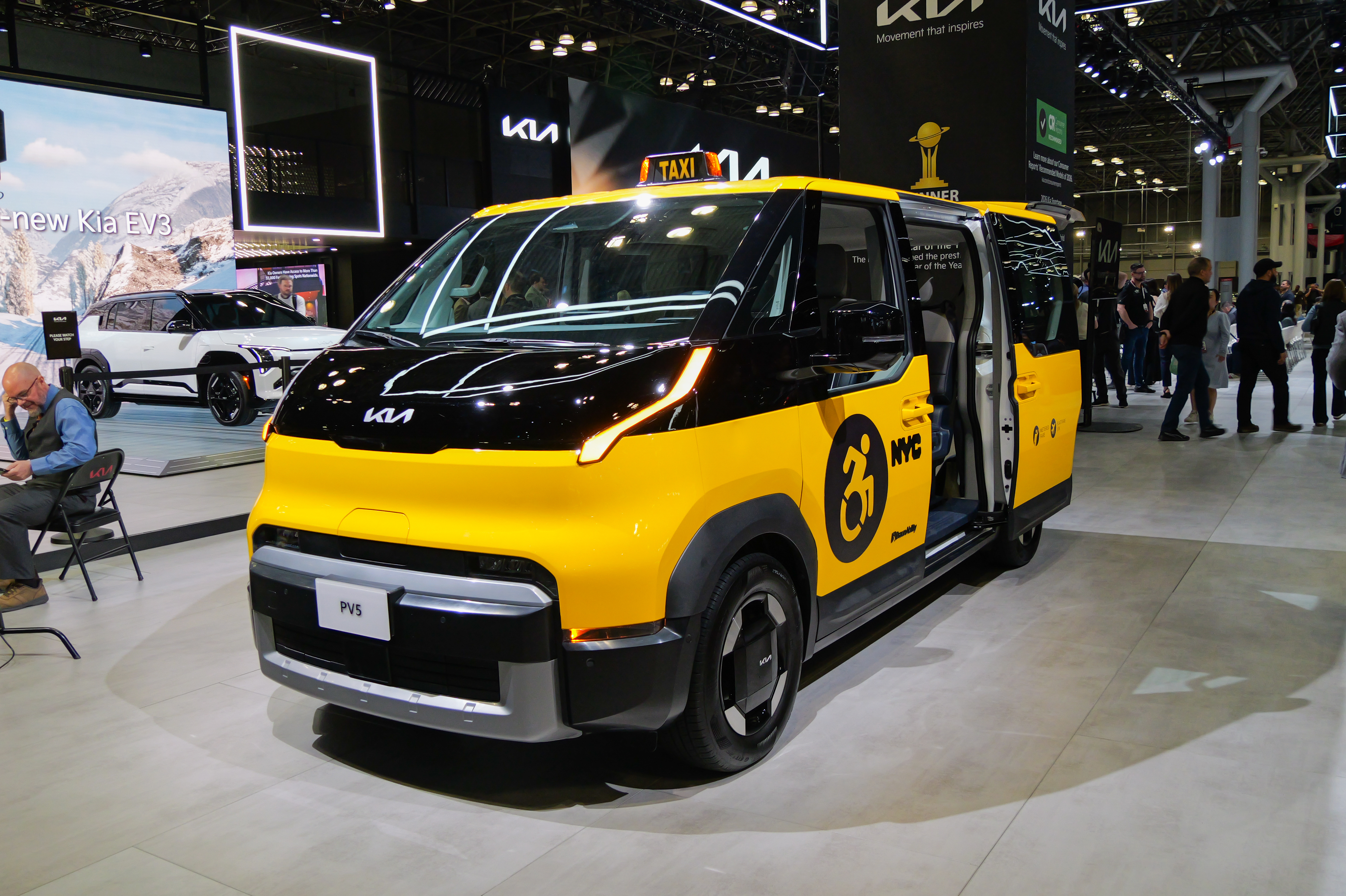 kia pv5 wav nyc taxi