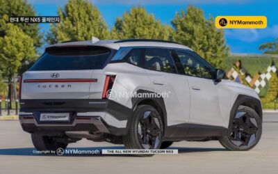 Next-Gen Hyundai Tucson Rear Design Rendering Based on Leaked Spy Photos