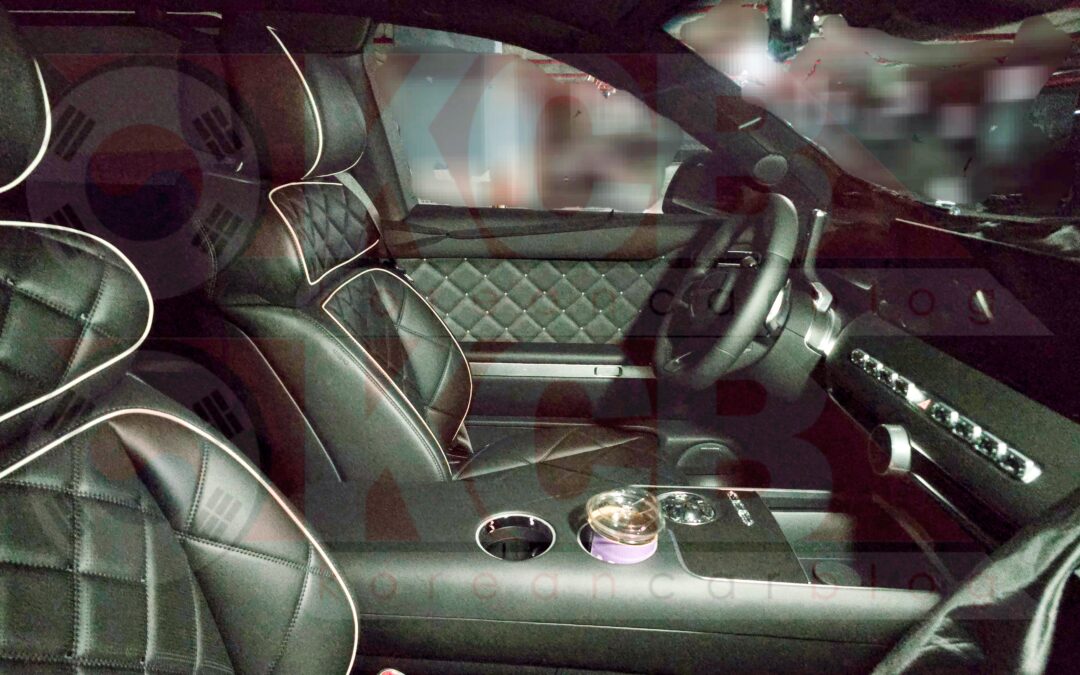 Genesis GV90 Interior Exposed, Features New Steering Wheel, Gear Selector and Screen Inspired by the Neolun Concept