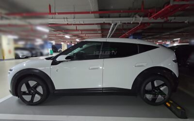 Non-N Line Hyundai IONIQ 3 Spotted In & Out